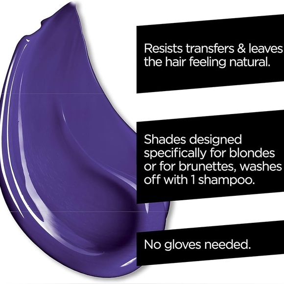 FREE w/ $10+ PURCHASE: L'Oreal Paris Hair Makeup Temporary 1-Day Hair Color - Picture 3 of 11